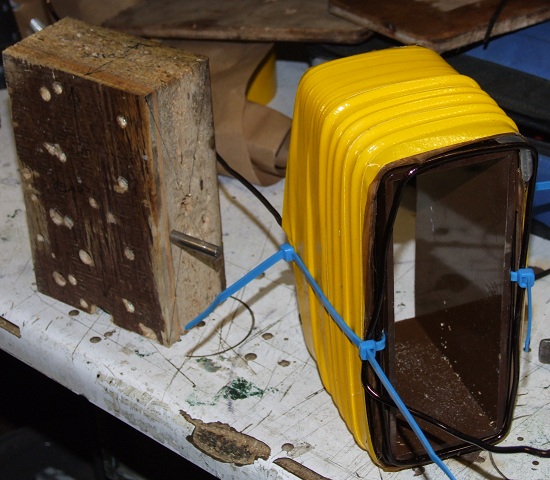 tesla coil ballast removed from its former